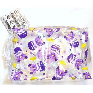 Osomatsu-san Ichimatsu Clear Pouch Dreamy Matsu Purple Mini Bag Animecore Import
